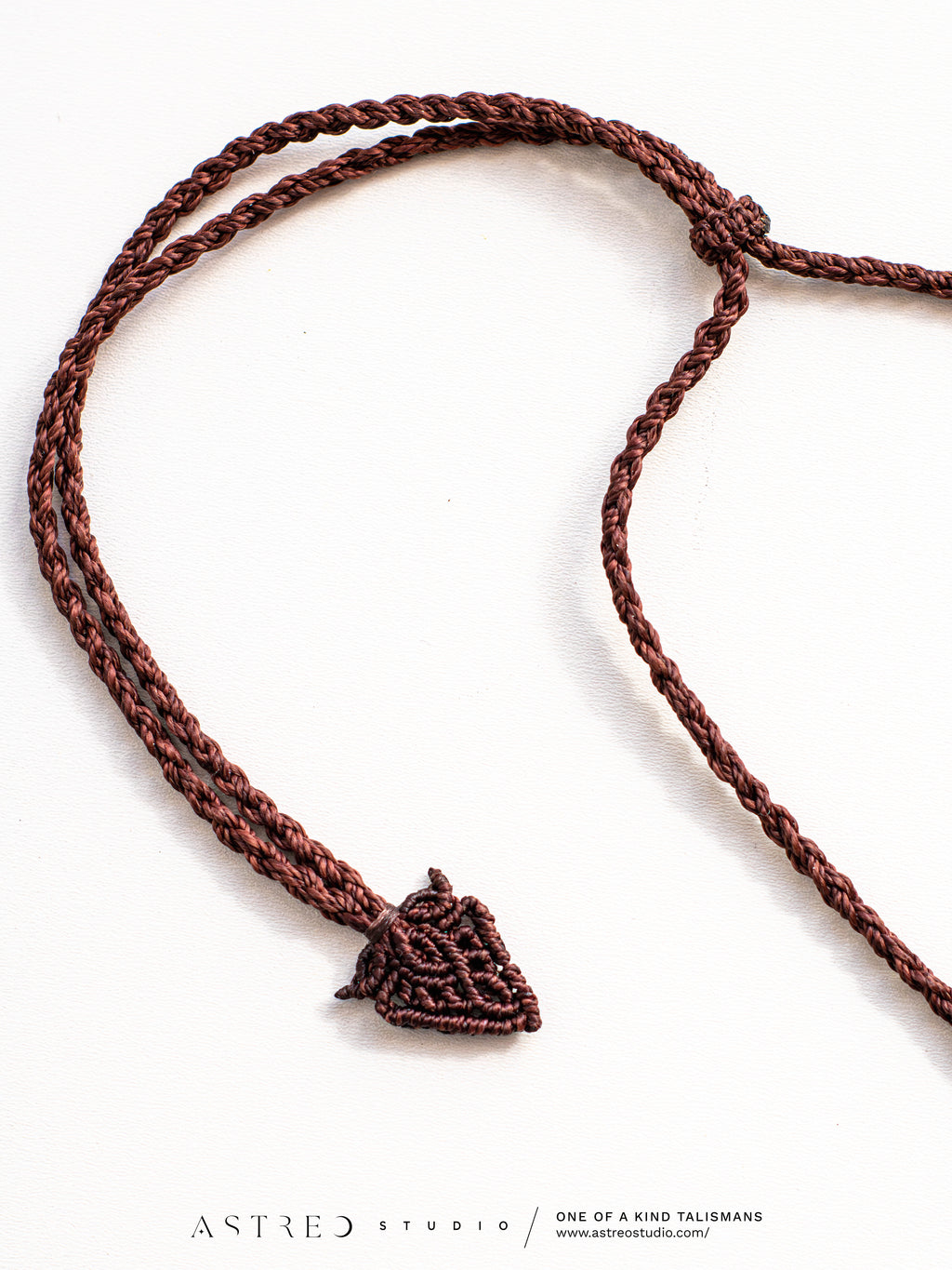 Macramé ketting Master Quartz III: Sjamanistisch