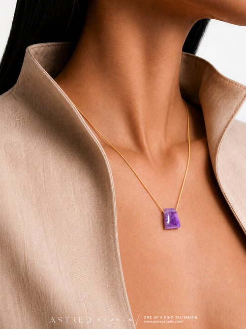 Collar Cadena con Amatista