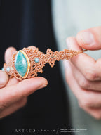 Pulsera Macrame Amazonita