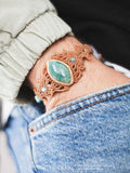 Pulsera Macrame Amazonita