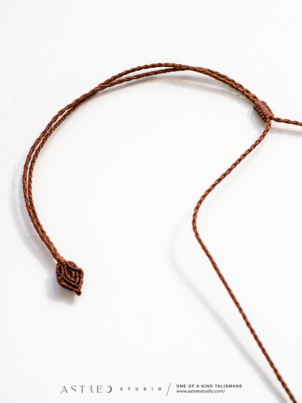 Macrame Necklace Master Quartz I: Lemurian Wand