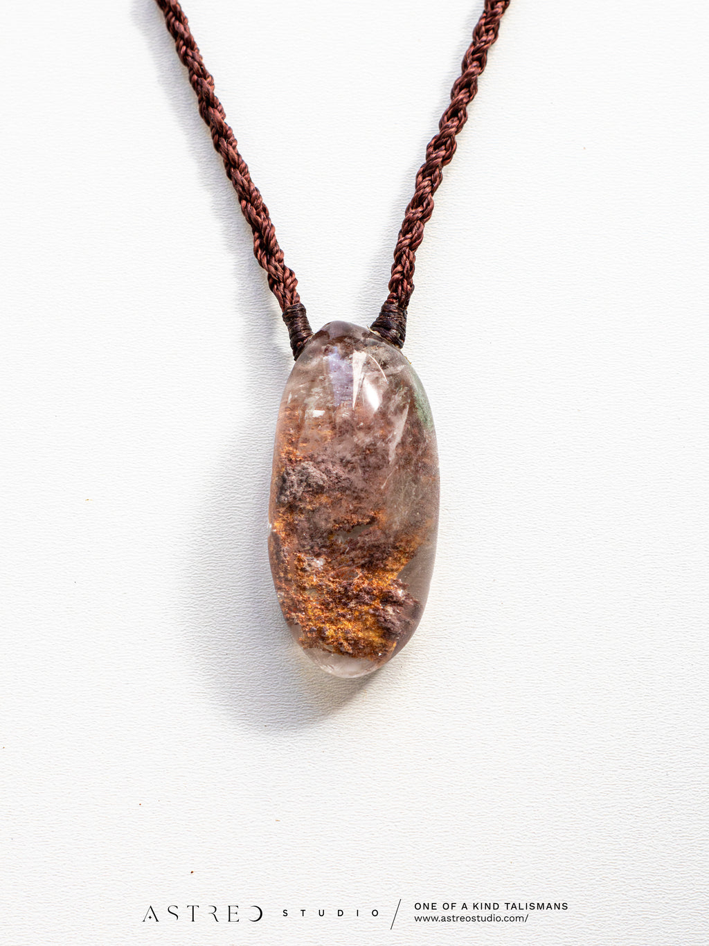 Macramé ketting Master Quartz III: Sjamanistisch