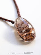 Macramé ketting Master Quartz III: Sjamanistisch