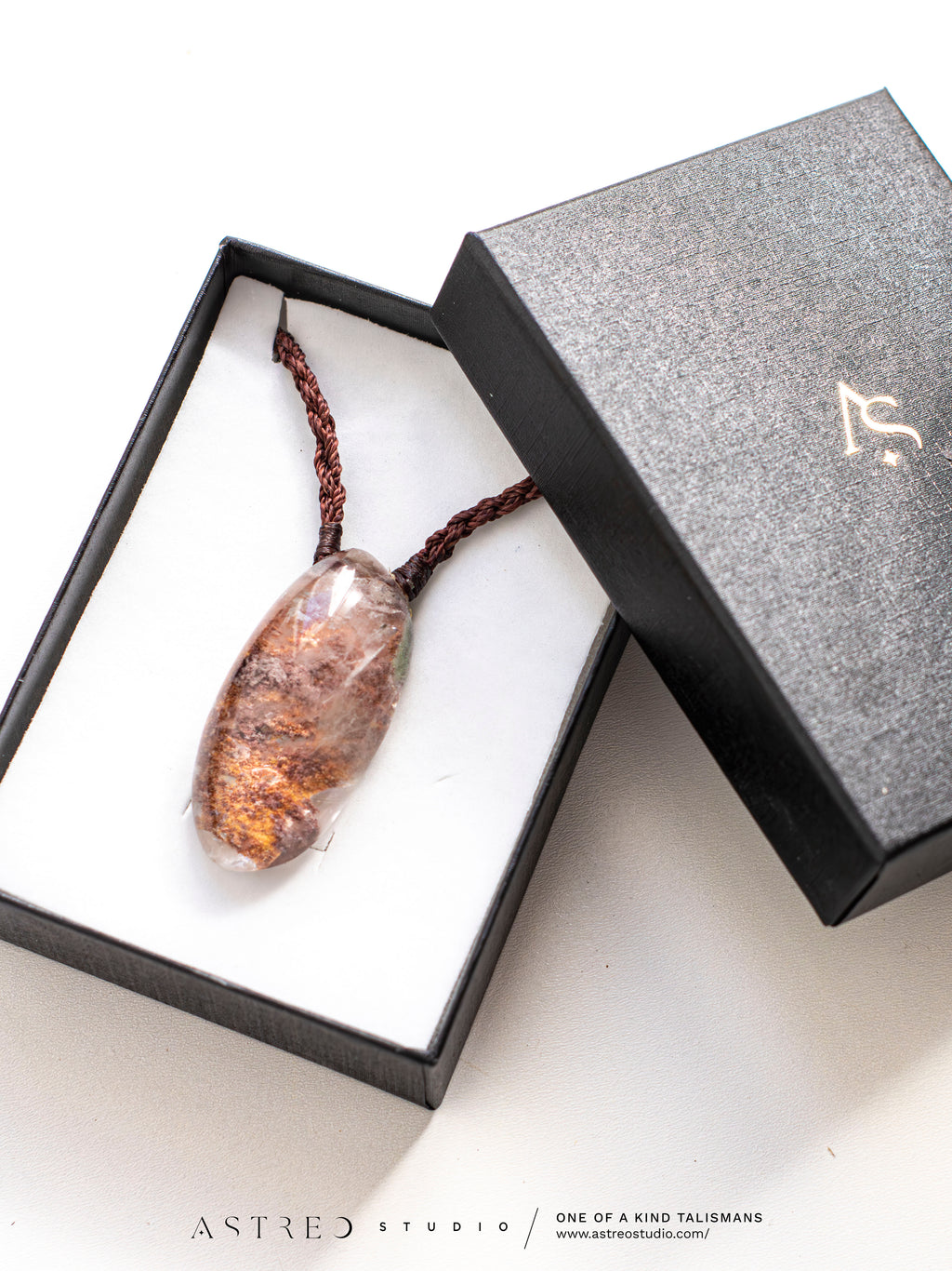 Macramé ketting Master Quartz III: Sjamanistisch