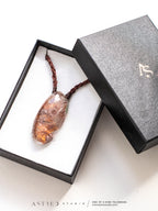 Macramé ketting Master Quartz III: Sjamanistisch