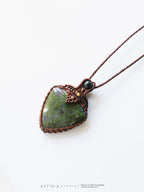 Mosagaat macramé ketting 