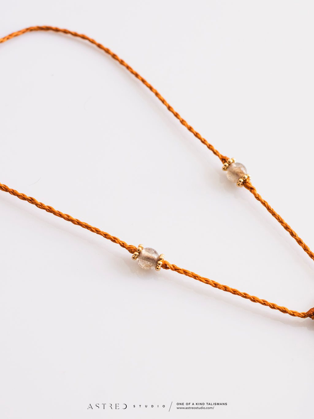 Labradoriet Macramé Ketting 