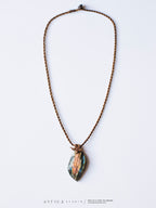 Collar Macrame Labradorita Onda II