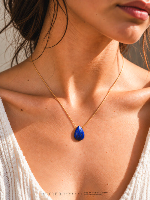 Ketting met lapis lazuli 