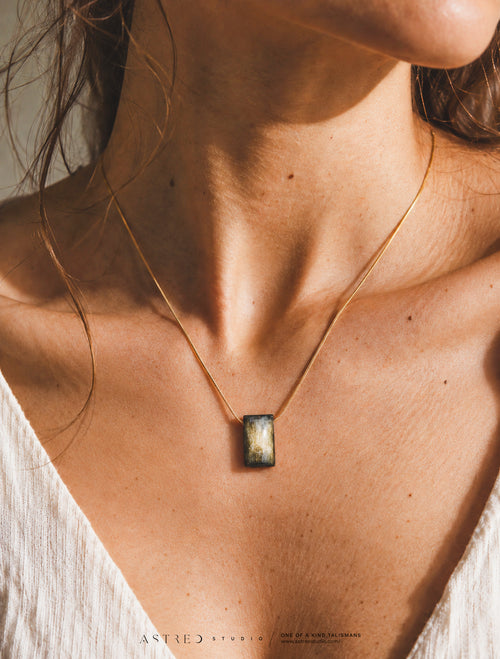Ketting met Gouden Obsidiaan