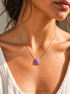 Ketting met chalcedoon 