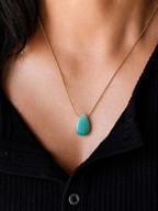 Collar Cadena con Amazonita