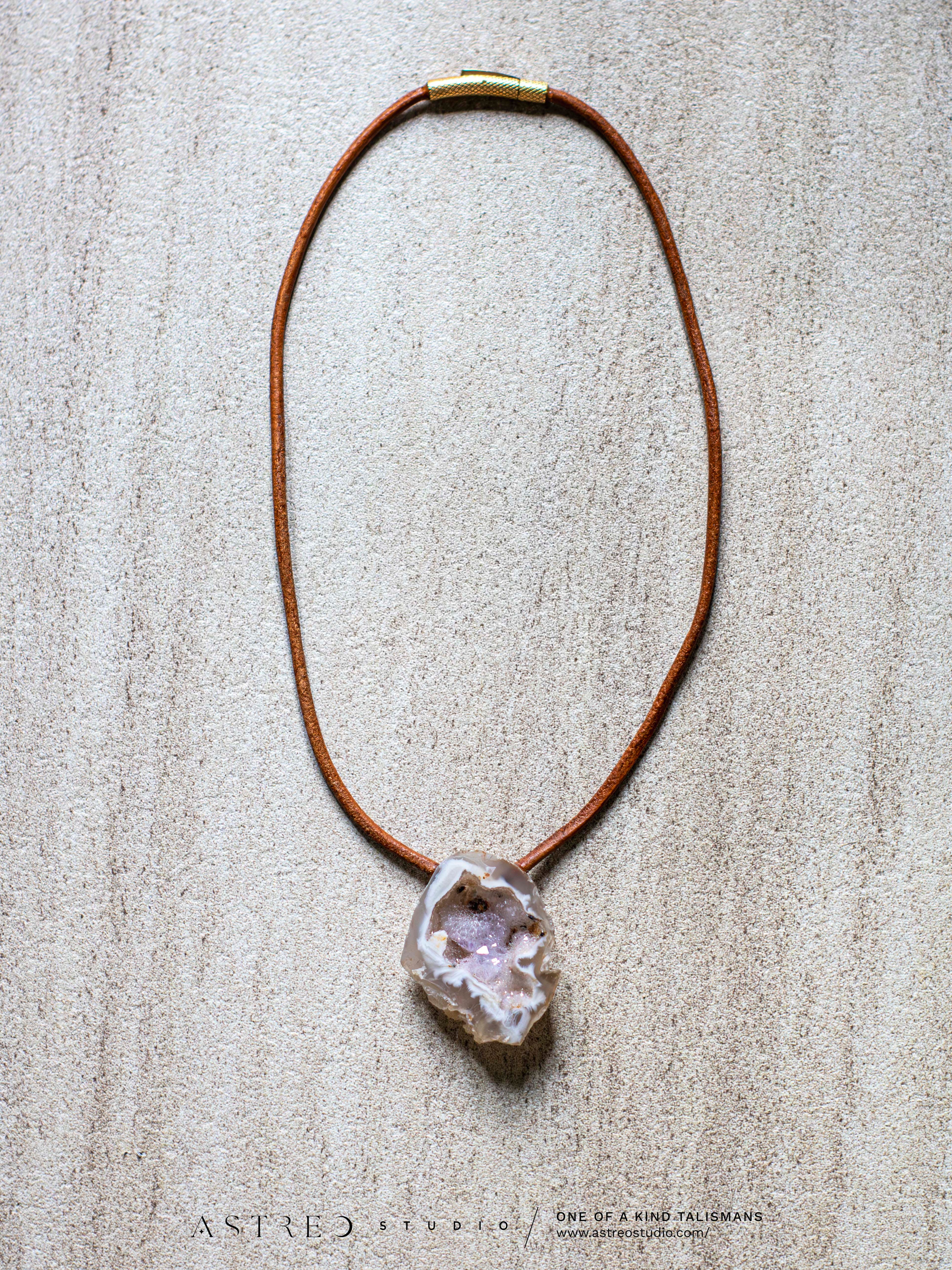 Collar Cuero Geodino