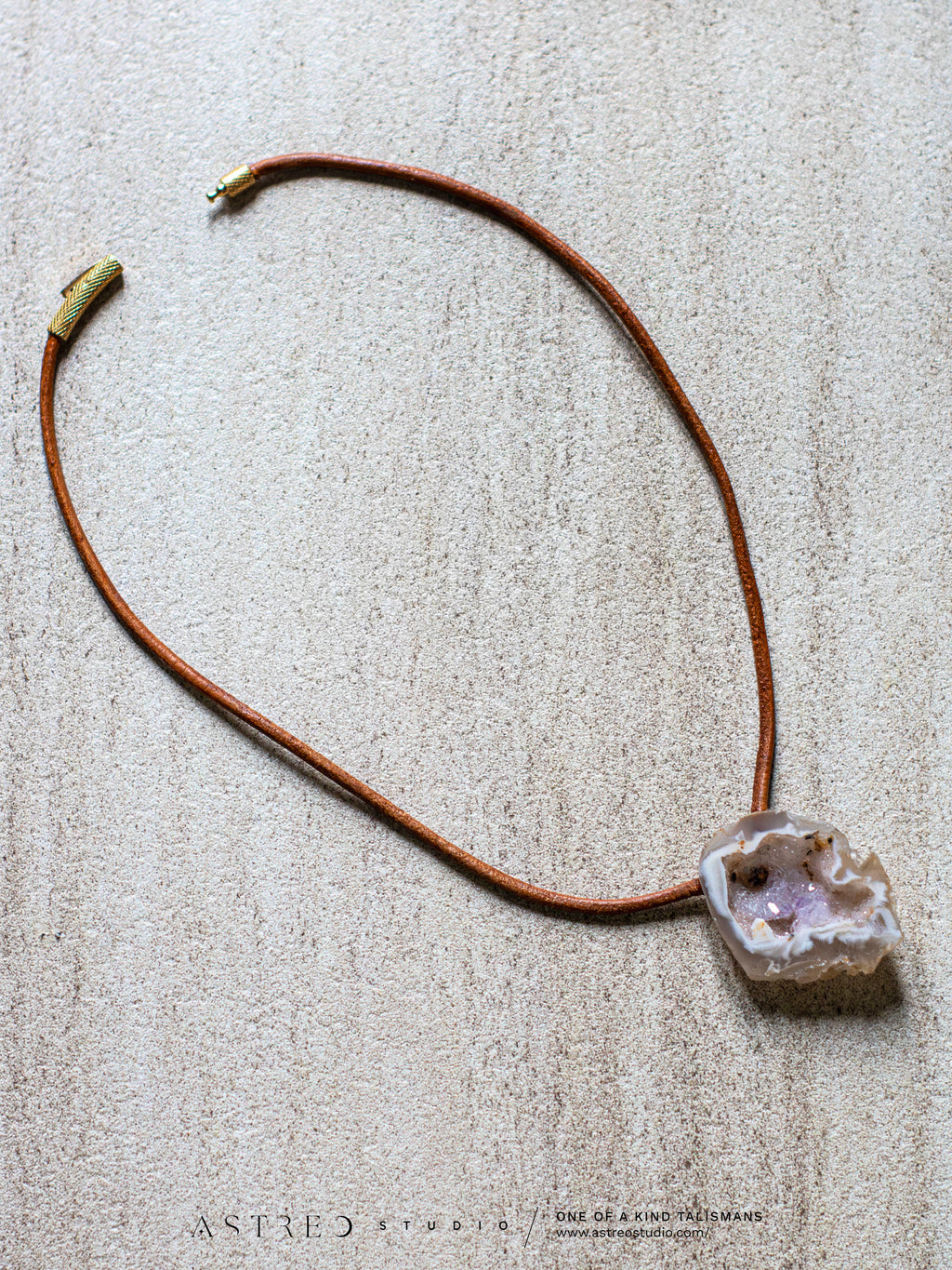 Collar Cuero Geodino