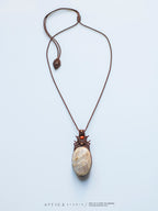 Labradoriet Macramé Ketting 