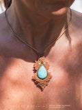 Amazonite Macramé Necklace 