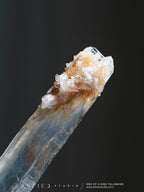 Collar Macrame Espada Cuarzo Lemuriano Golden Healer y Opalo Etiope