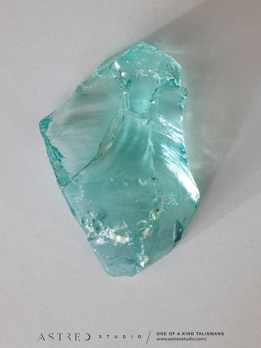 Cristal Monoatómico Andara Aguamarina - 5º Chakra