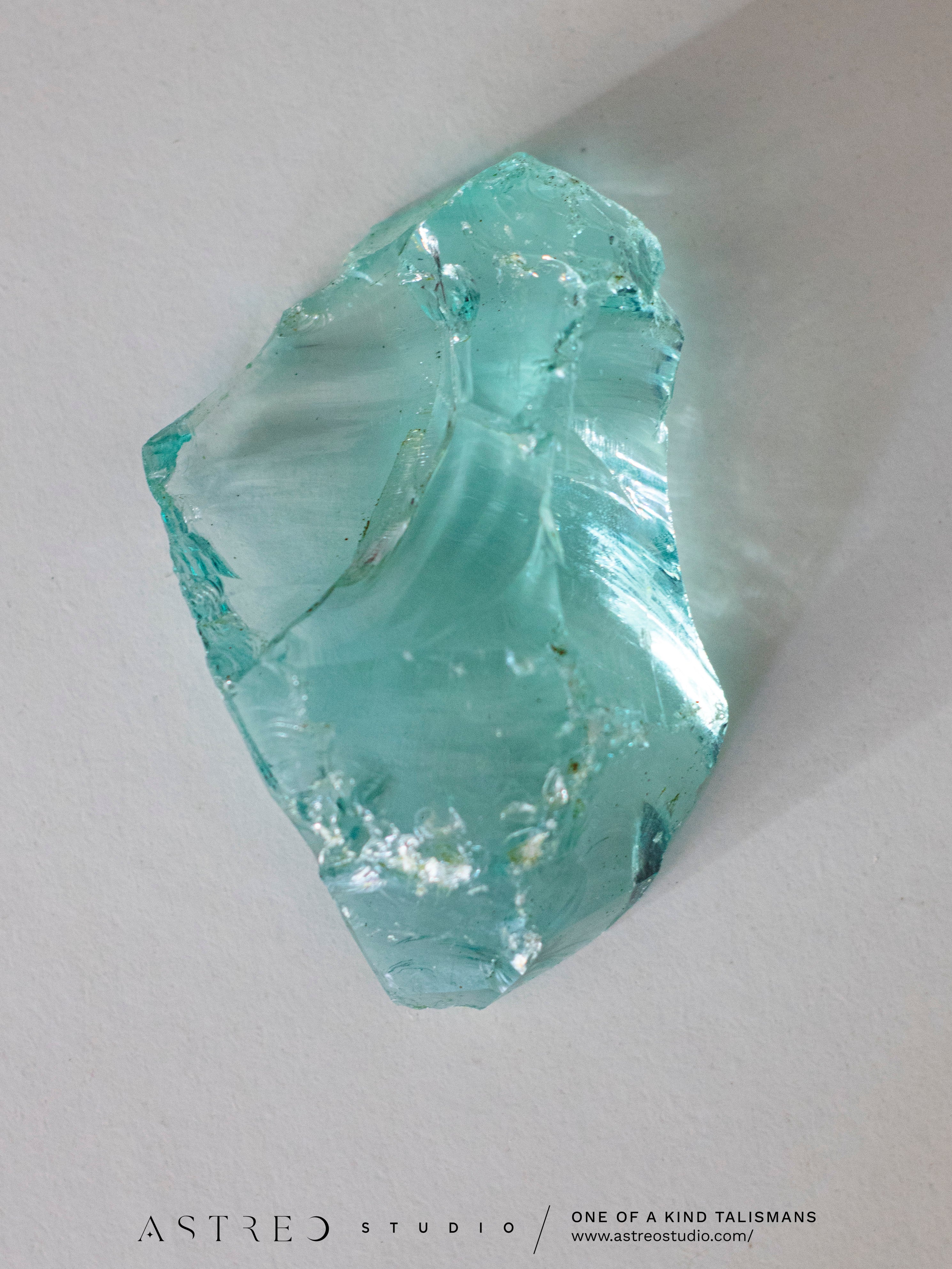 Cristal Monoatómico Andara Aguamarina - 5º Chakra