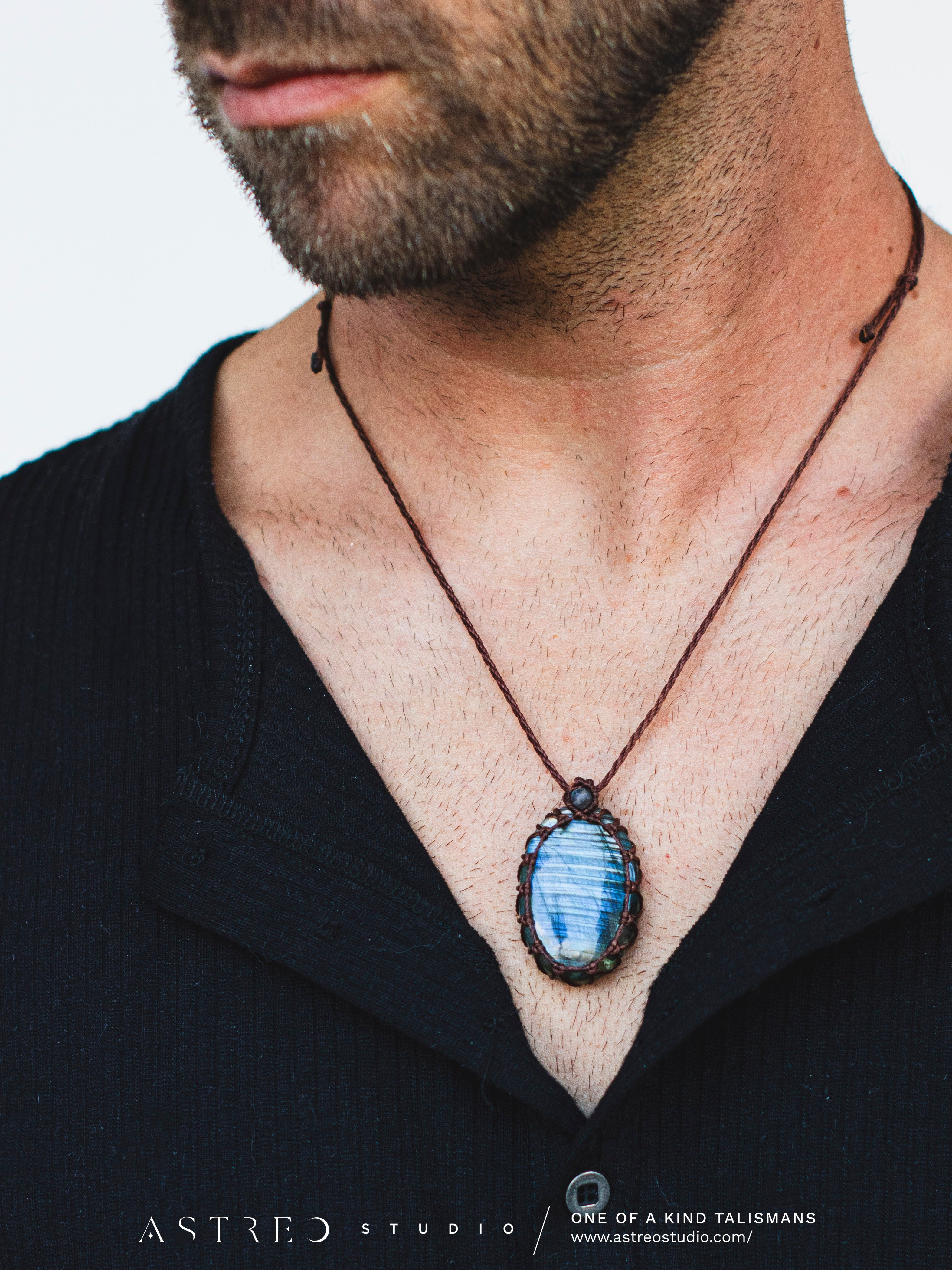 Collares Básicos Macrame Gemas Surtidas