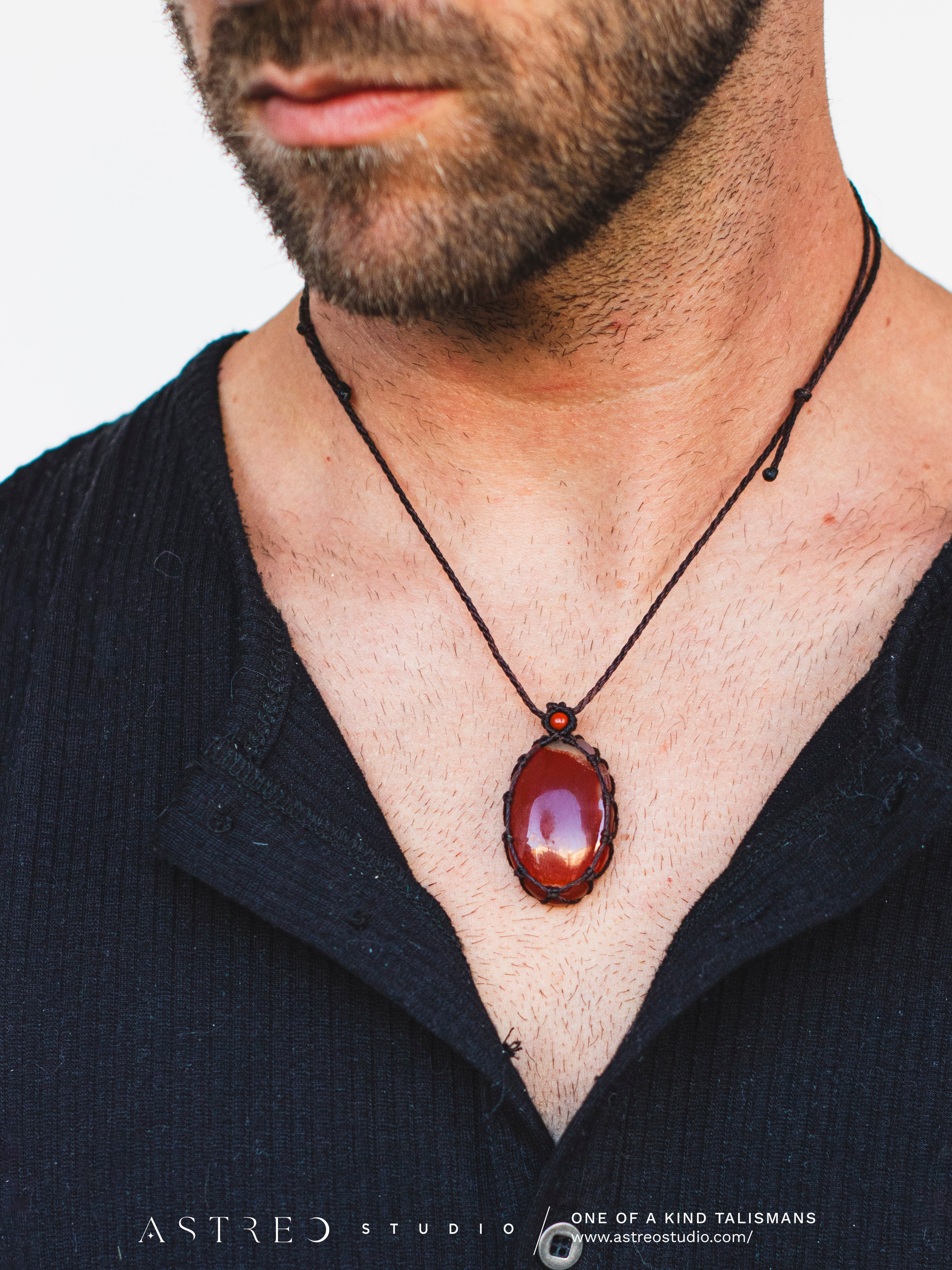 Collares Básicos Macrame Gemas Surtidas