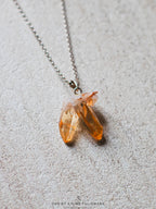 Super Optical Lemurian Quartz Chain Necklaces 