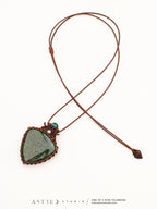 Collar Macrame Agata Musgosa