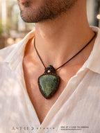 Collar Macrame Agata Musgosa