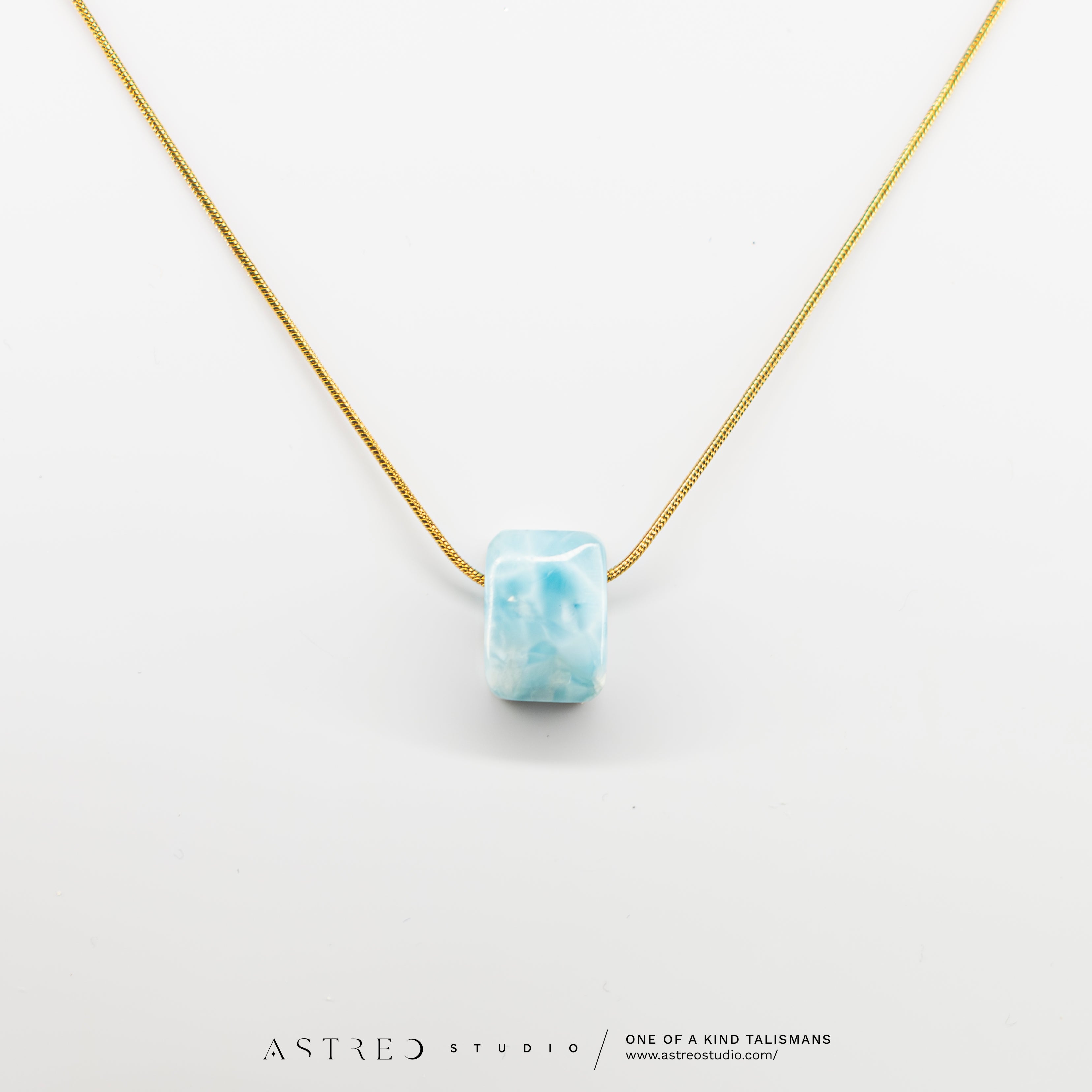 Collares Cadena con Larimar