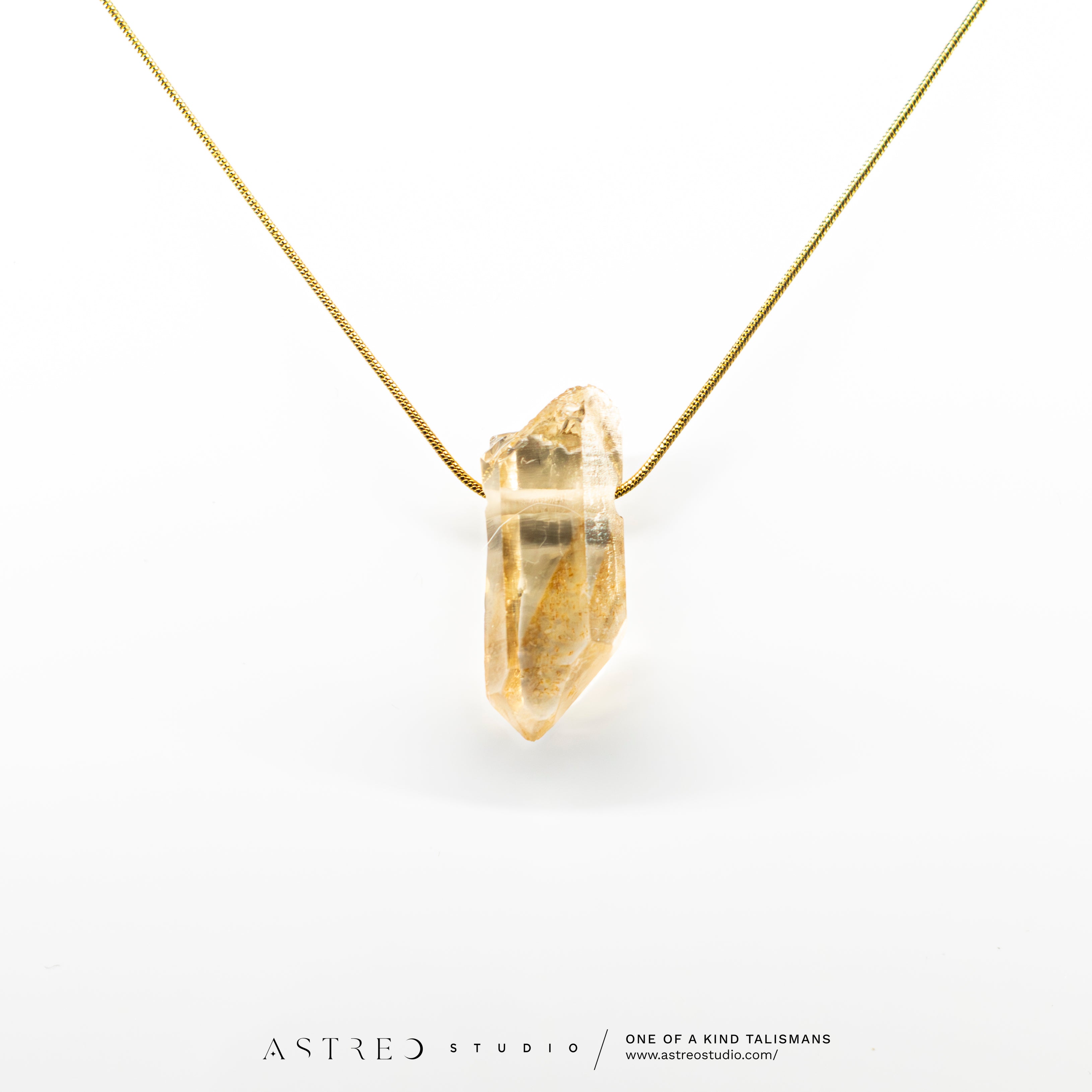 Collares Cadena con Cuarzo Citrino