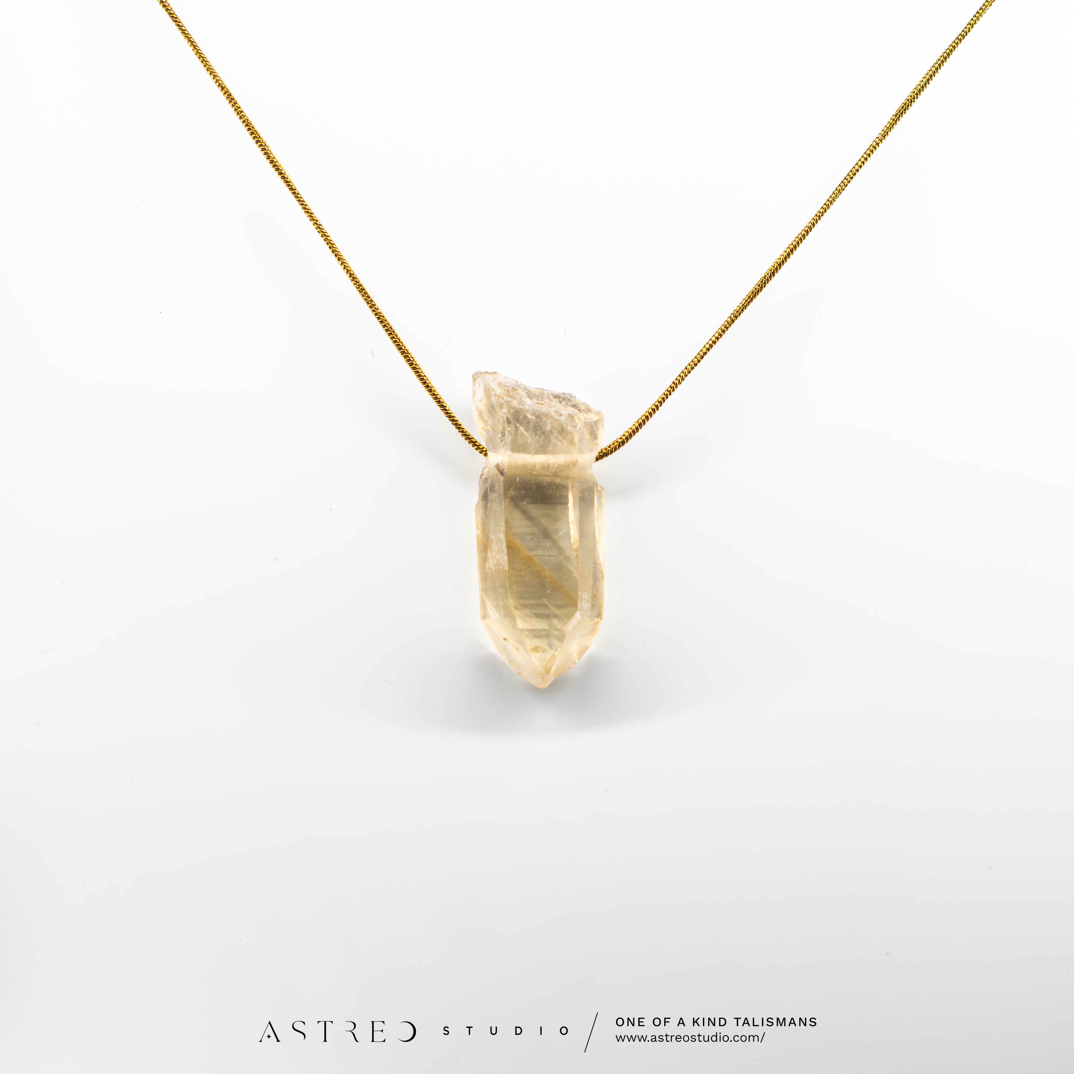 Collares Cadena con Cuarzo Citrino