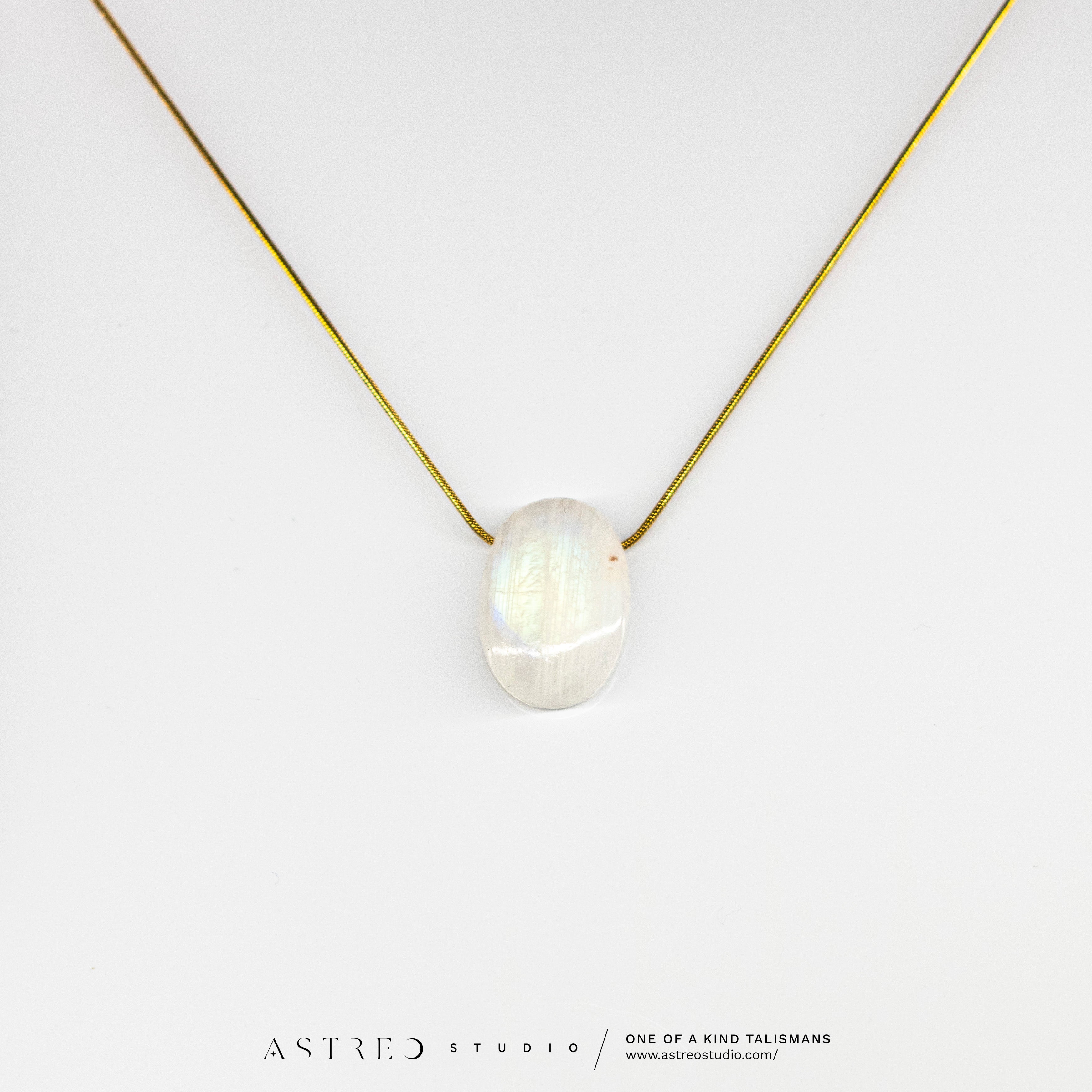 Collares Cadena con Piedra Luna