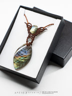 Collar Macrame Labradorita Multi