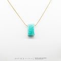Collar Cadena con Amazonita
