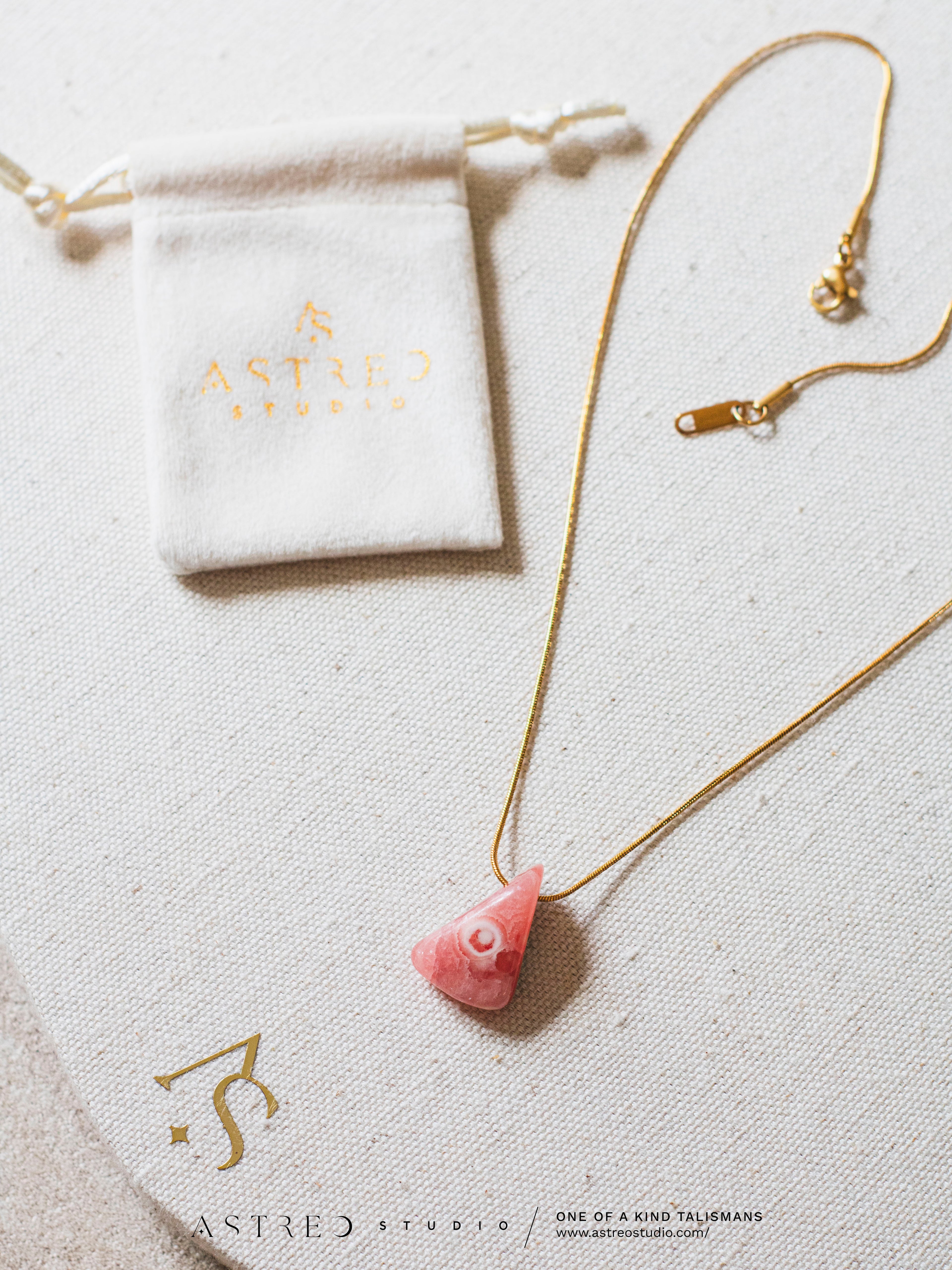 Collar Cadena con Rodocrosita