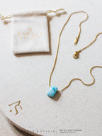 Larimar kettingen 