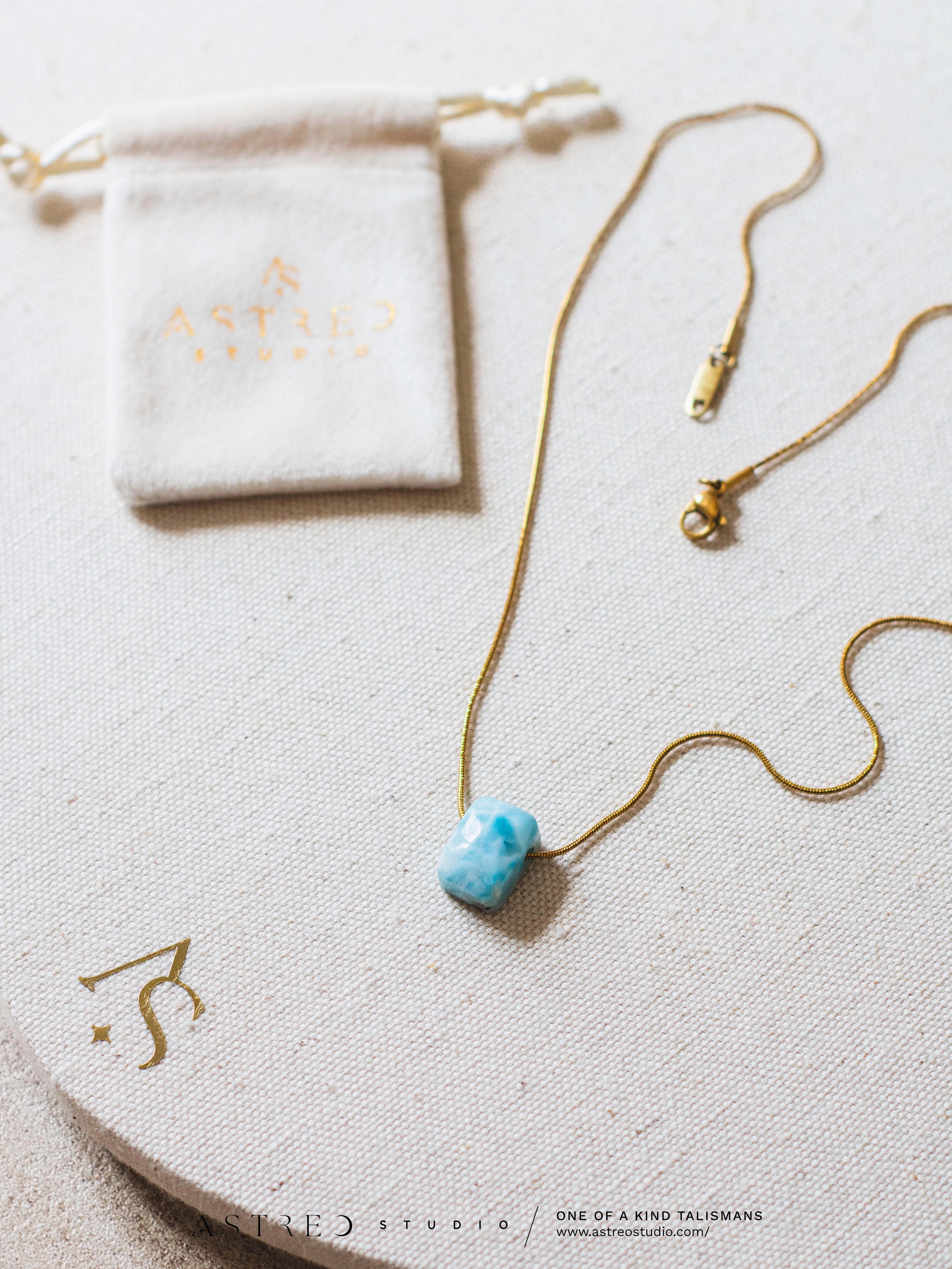 Collares Cadena con Larimar