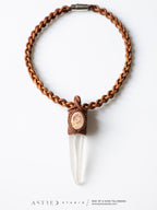 Zwarte Toermalijn Macramé Ketting 