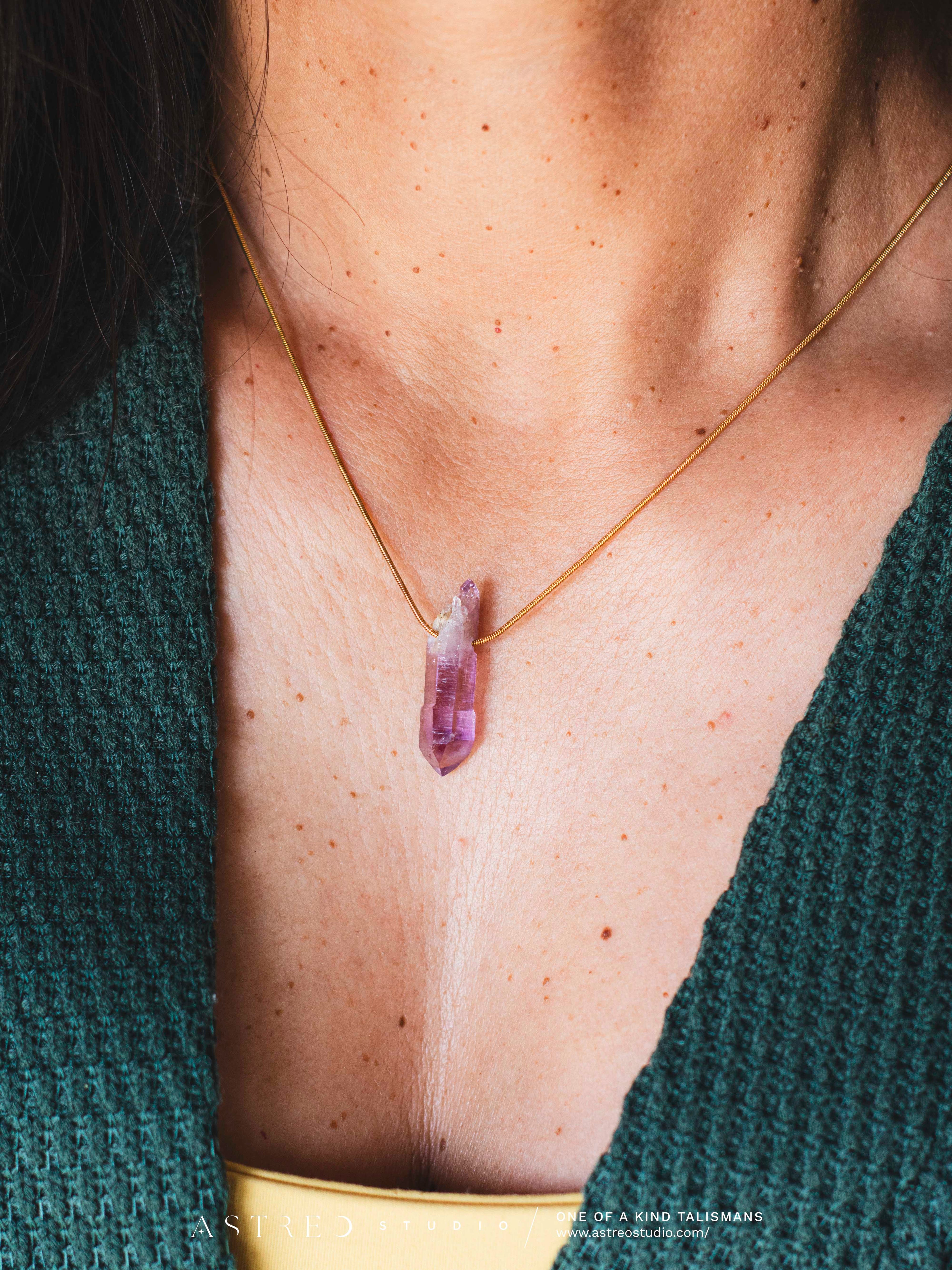 Collares Cadena con Amatista Veracruz
