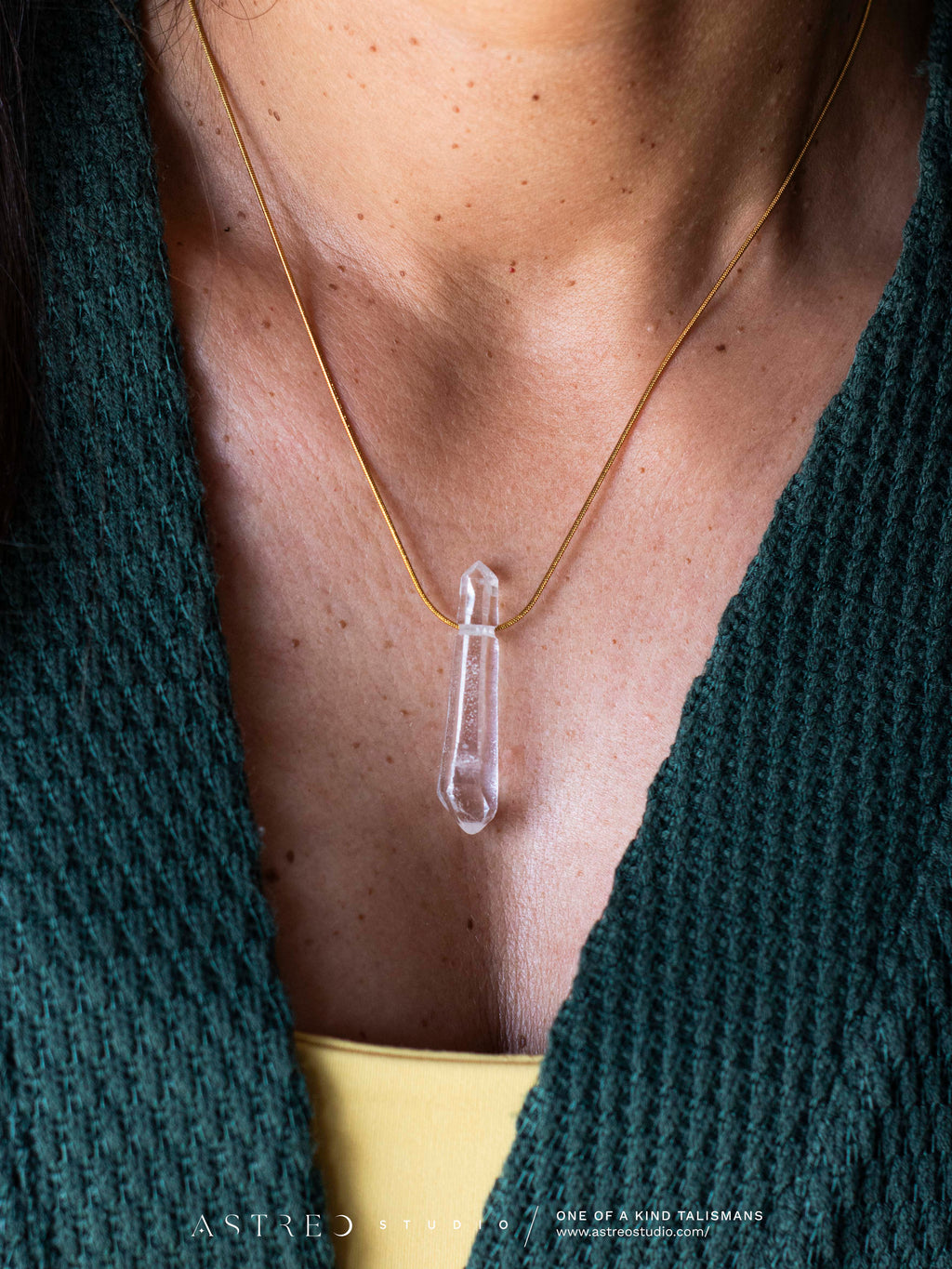 Assorted Quartz Chain Necklaces