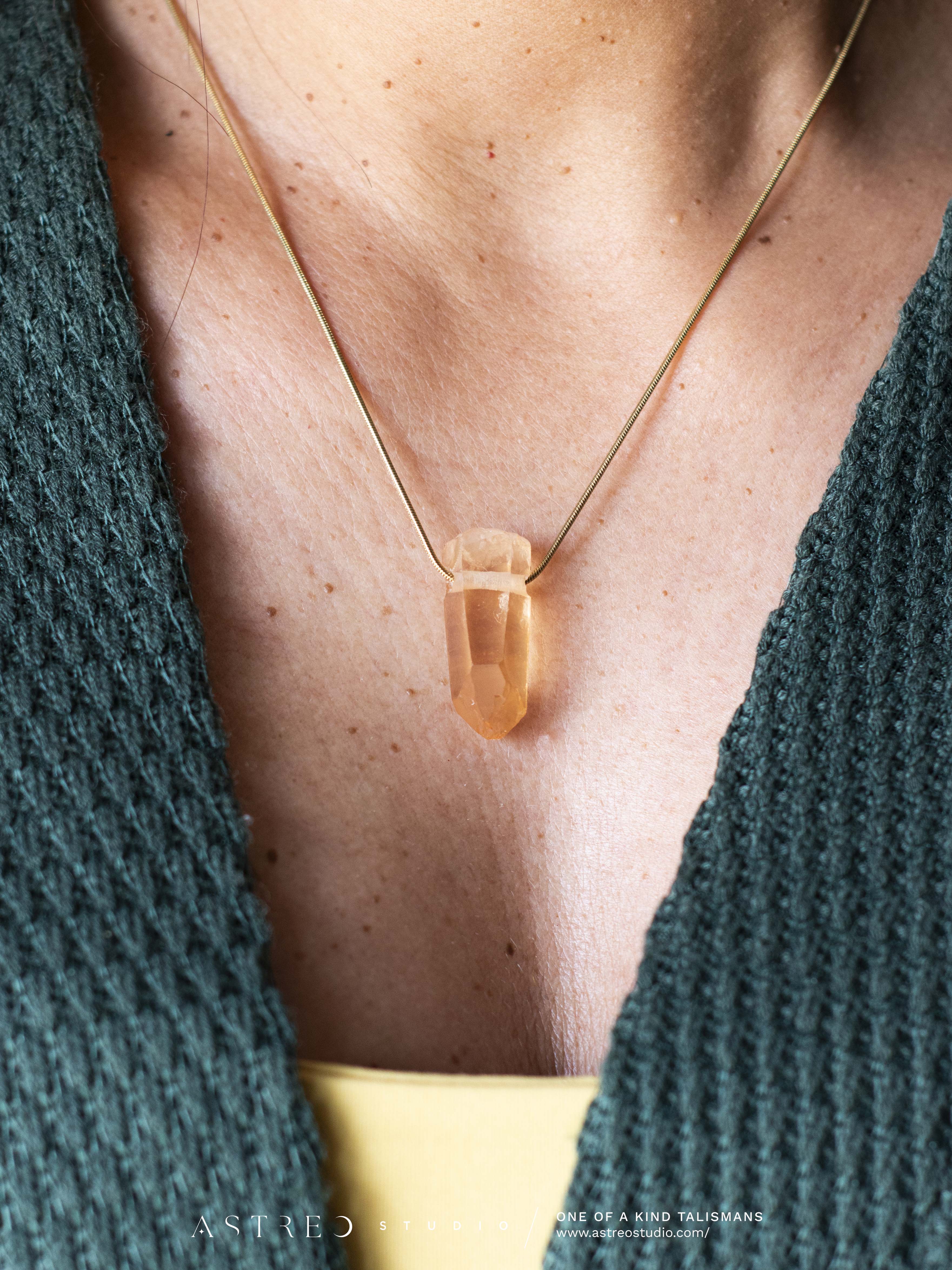 Assorted Quartz Chain Necklaces