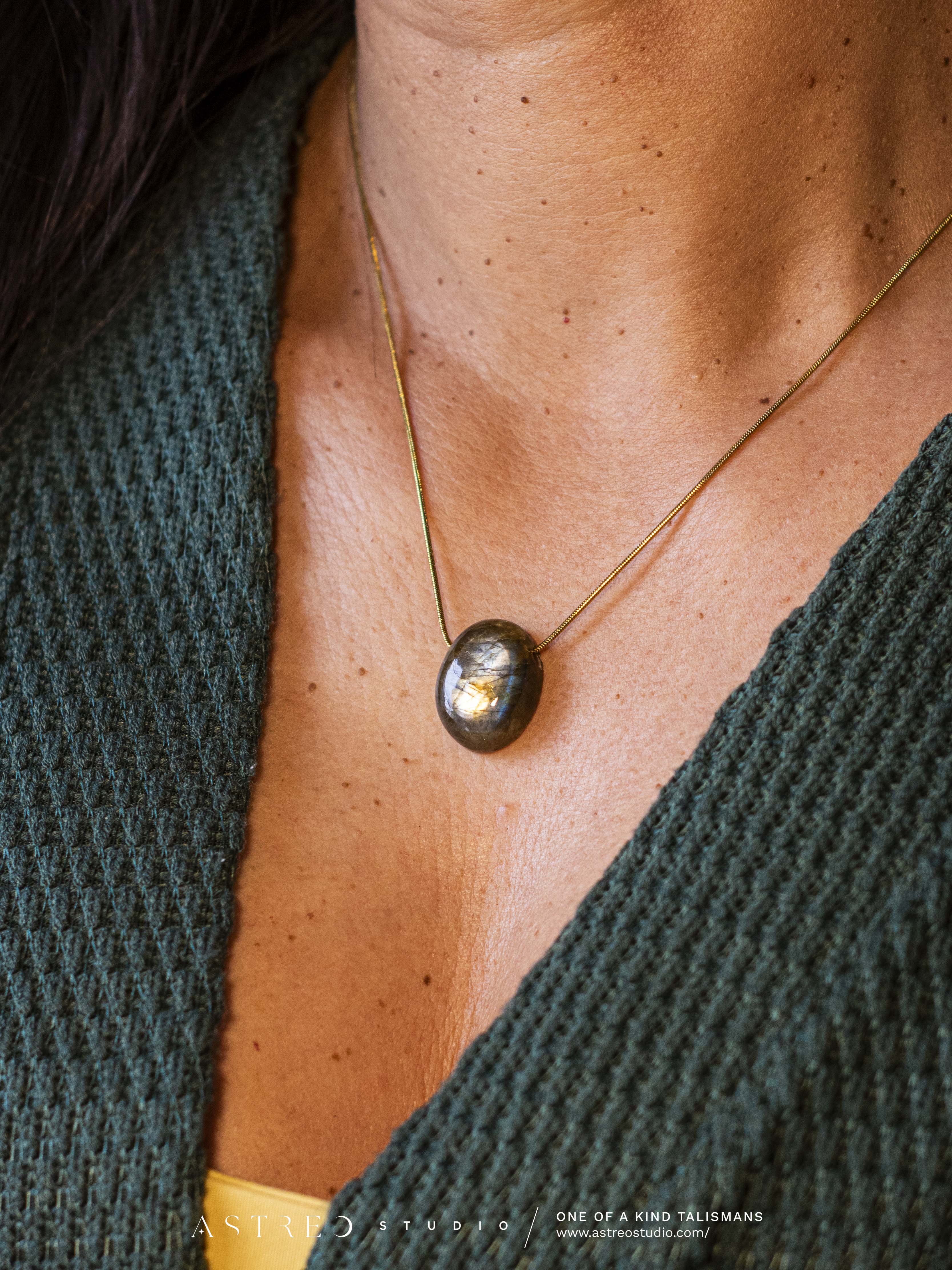 Collares Cadena con Labradorita
