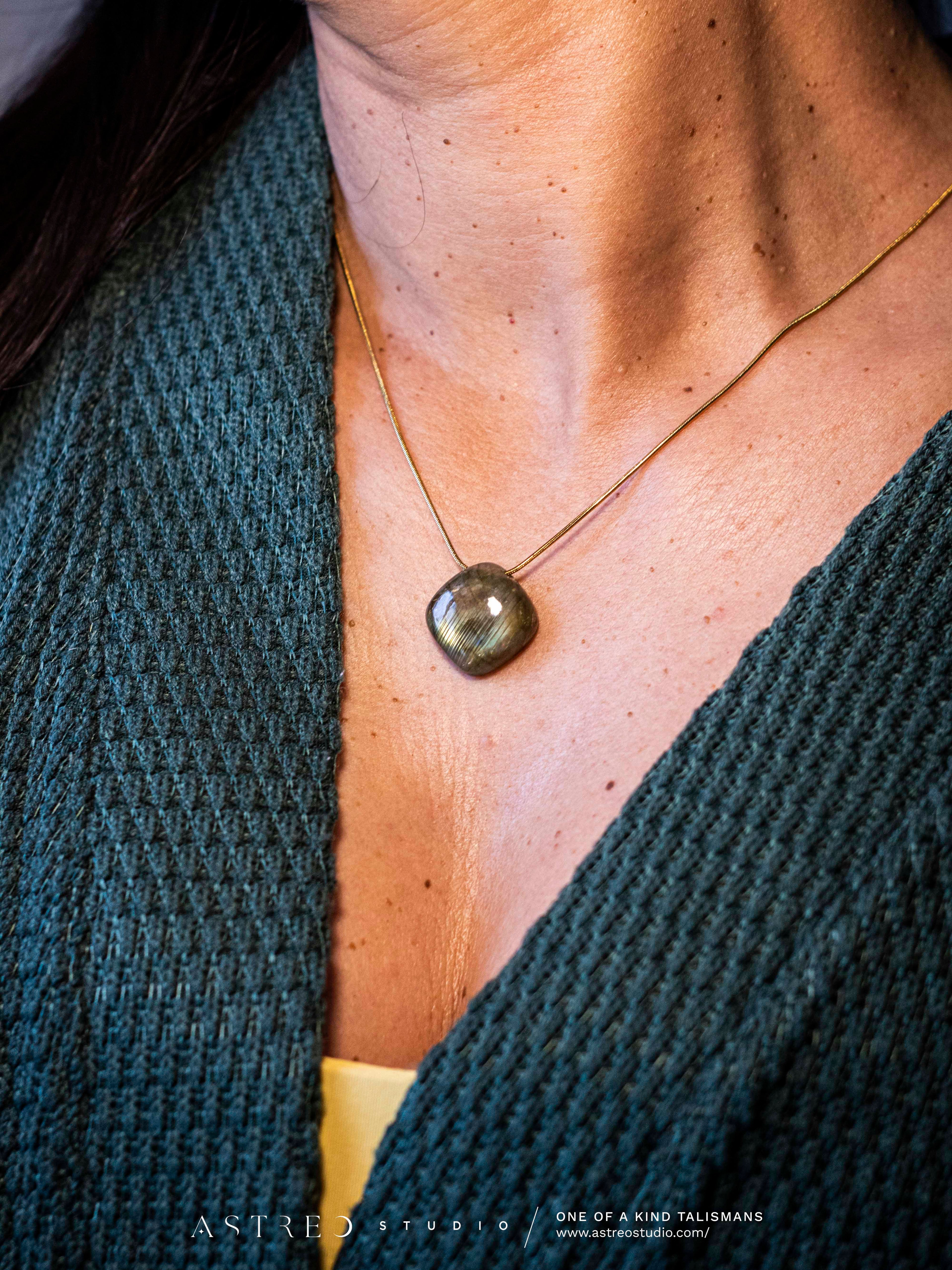 Collares Cadena con Labradorita