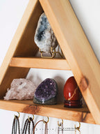 Estantería Altar Triangular para Minerales y Joyas: "Airis"
