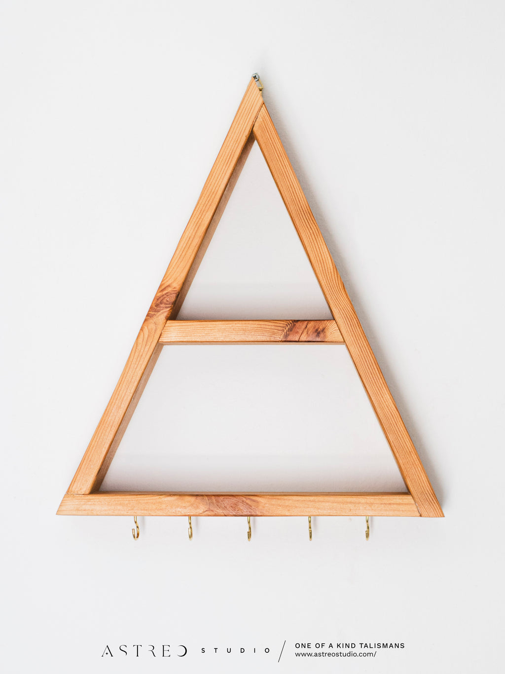 Estantería Altar Triangular para Minerales y Joyas: "Ventura"