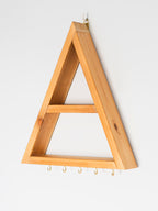 Estantería Altar Triangular para Minerales y Joyas: "Hilltop"