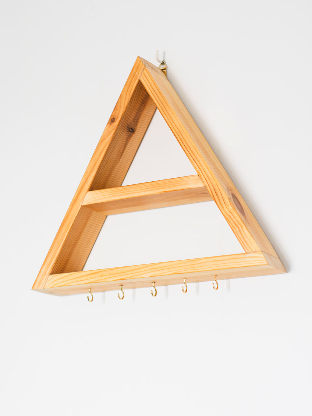 Estantería Altar Triangular para Minerales y Joyas: "Weese"