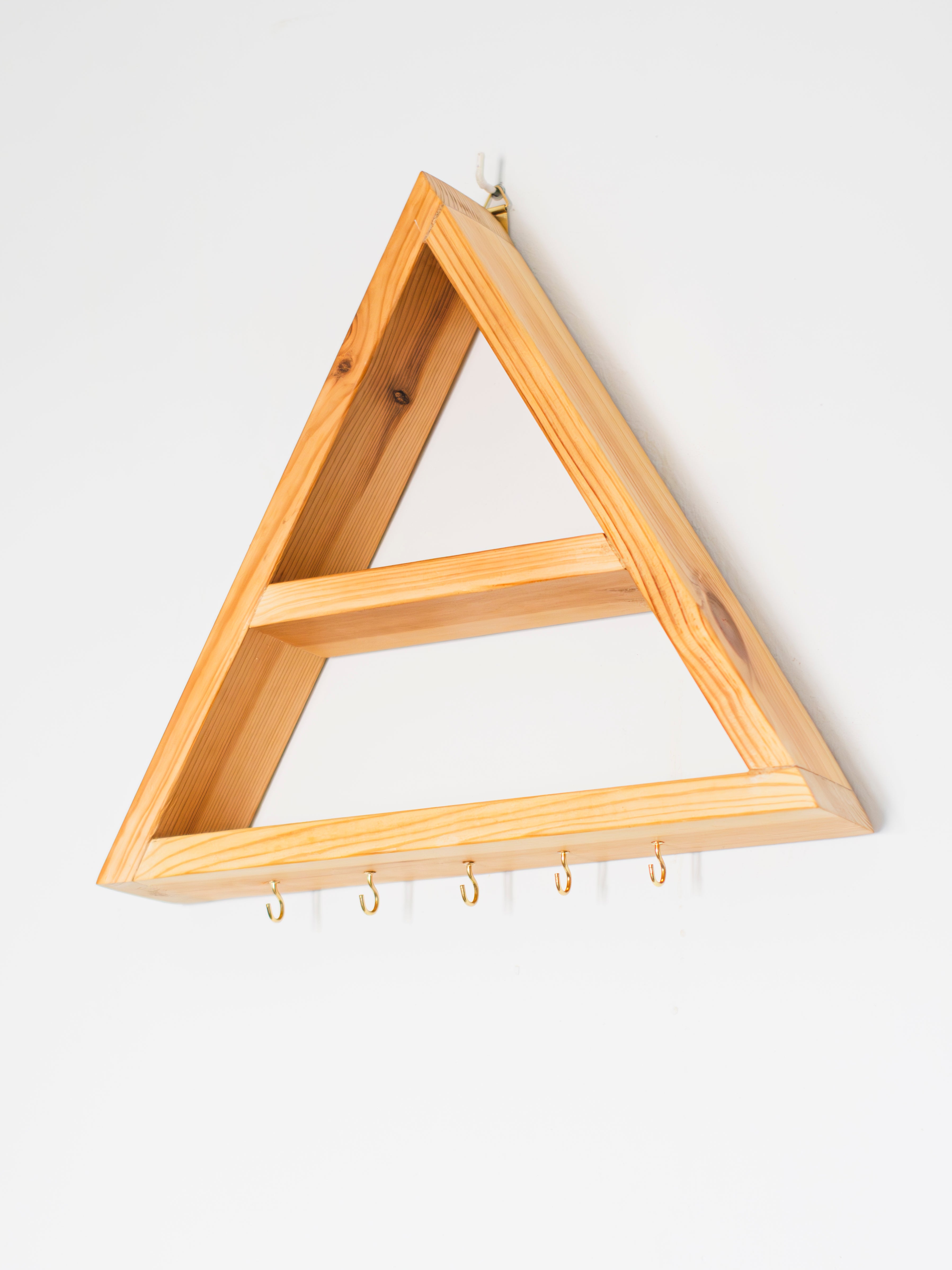 Estantería Altar Triangular para Minerales y Joyas: "Weese"