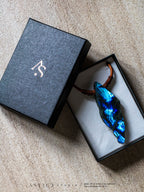 Macramé Labradoriet Ketting XL 