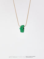 Collar Cadena con Malaquita